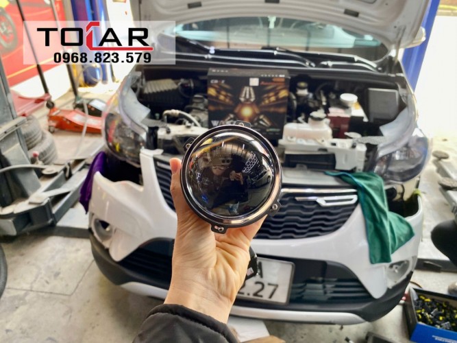 Vinfast Fadil nâng cấp Bi gầm Wasp Aozoom