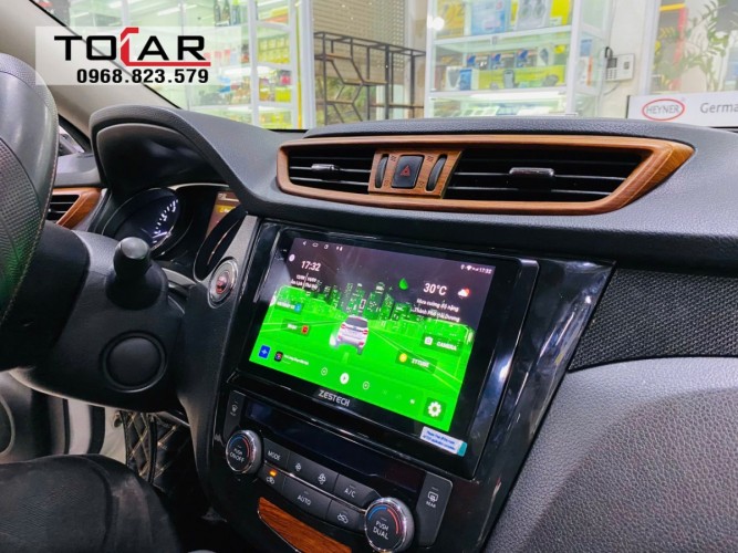 Lắp màn hình Androi Zestech Z18 xe Nissan Xtrail 2016-2022