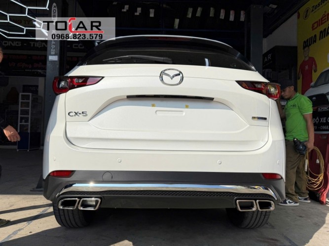 Mazda CX5 2024 độ líp pô mẫu 4 pô cao cấp