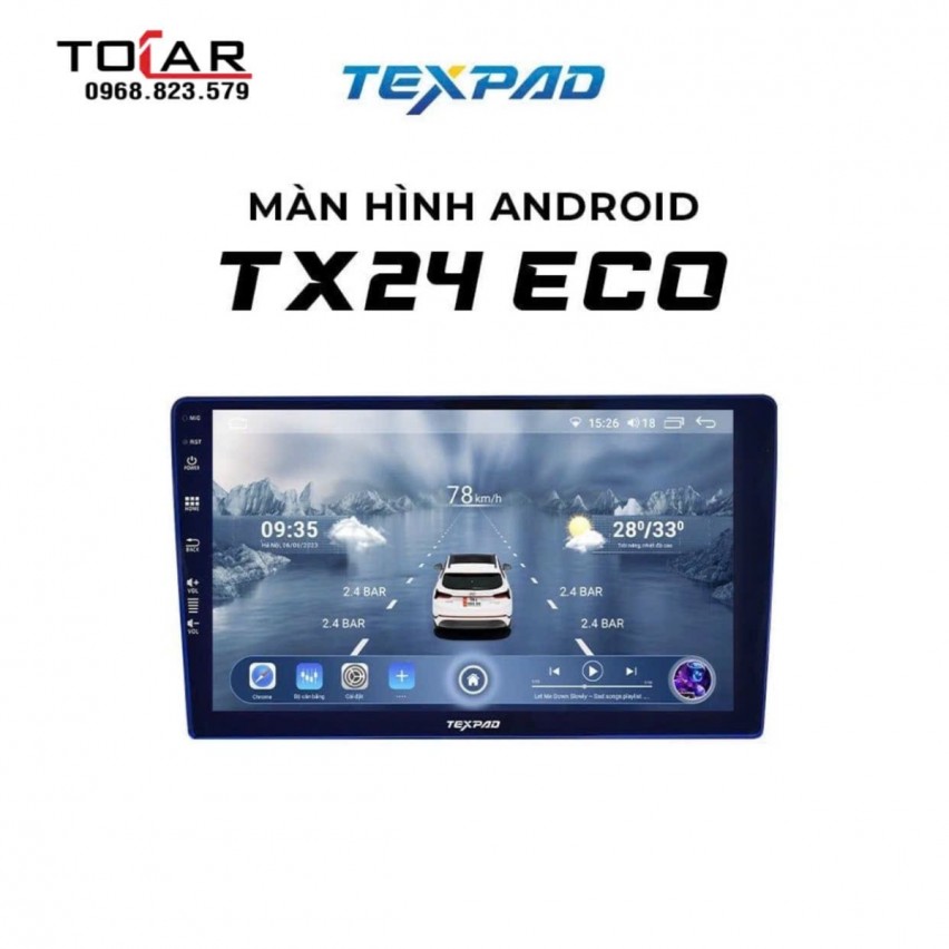 Màn hình ô tô Androi Texpad TX24 Eco