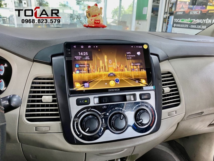 Toyota innova 2012 lắp màn hình Zestech ZT18 360