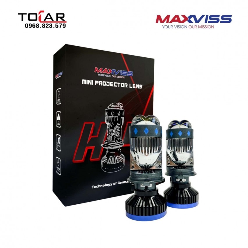 Bi led tăng sáng mini H4 Maxviss