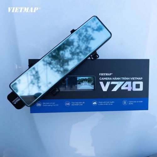 Camera hành trình gương Vietmap V740