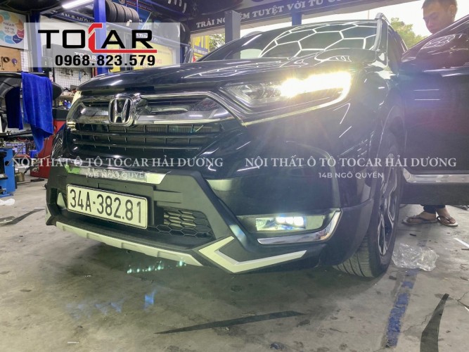 Honda CRV 2020 nâng cấp đèn gầm trợ sáng EX3 Aozoom