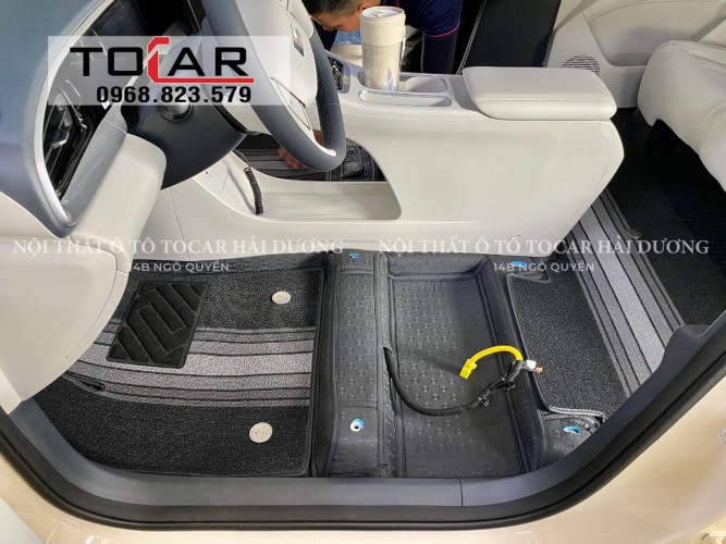 Bọc sàn da 360 cho xe ô to Geely EX2