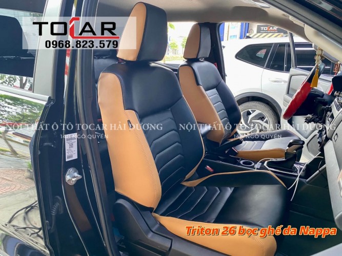 Bọc ghế da xe ô tô Triton 2026