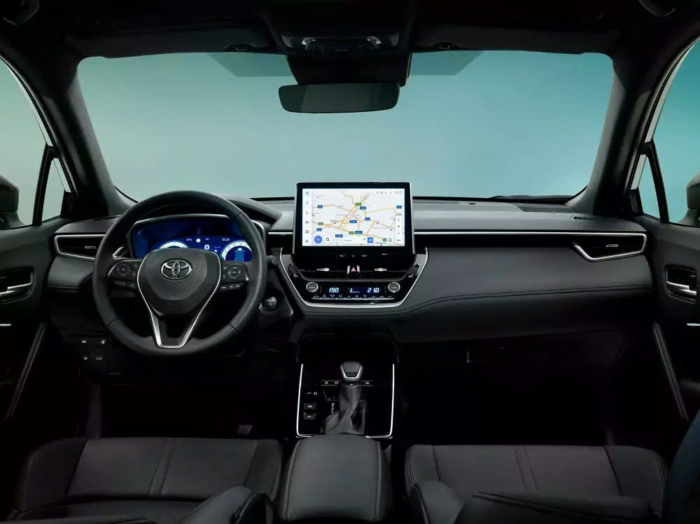 Khoang noi that ben trong cua xe Toyota Cross 2026