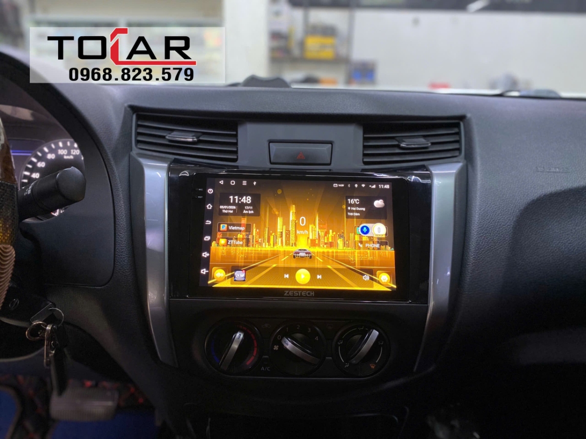 Dia chi lap man hinh Android Zestech Z100 gia re uy tin tai Hai Duong